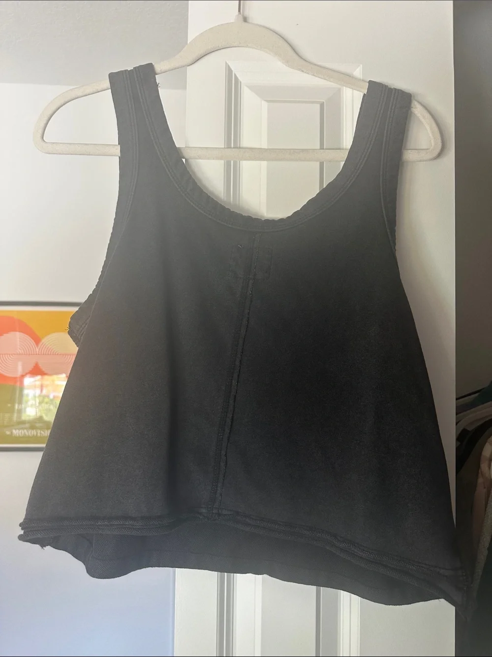 Umgee Black Sleeveless Cropped Tank